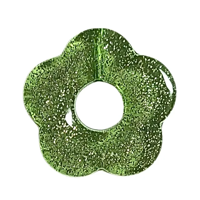 ARTSHOP Flower power fleur Capucine glitter menthe x1