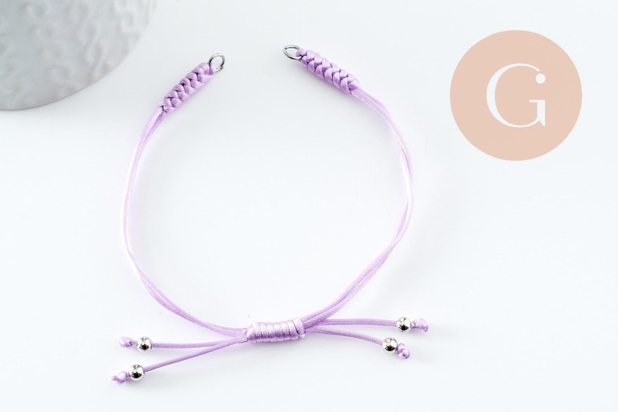 Gingerlily G9576 bracelet cordon réglable rouge 24,5 cm