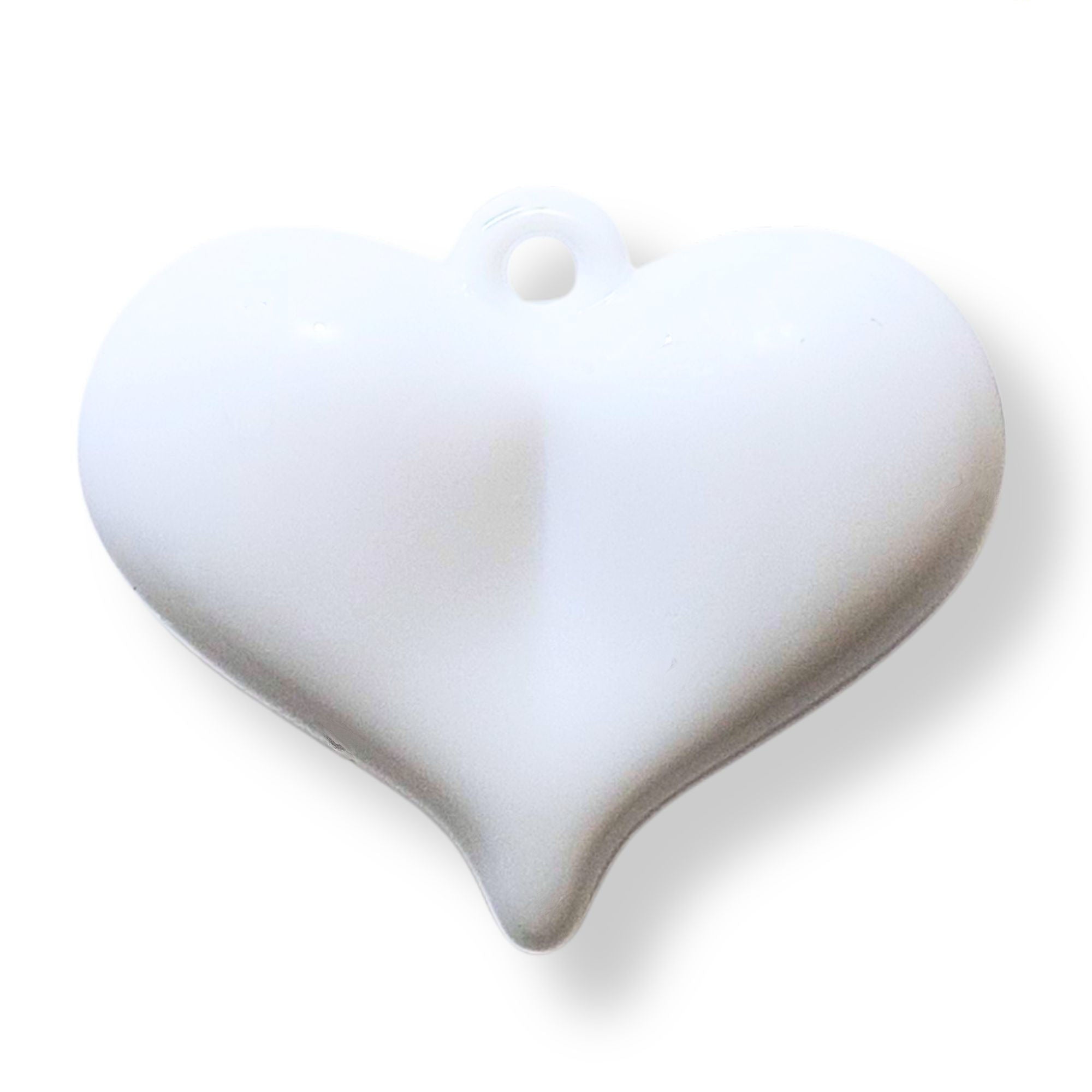 ARTSHOP HeartLine cœur MAXI blanc perle acrylique x1