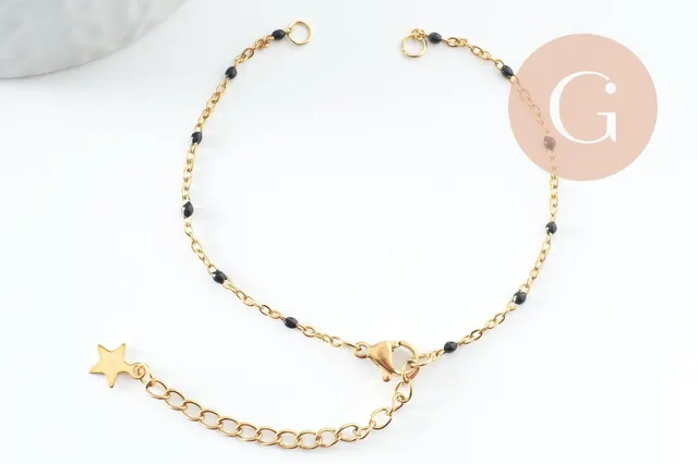 Gingerlily G9594 base bracelet satellite doré 16,5cm x1