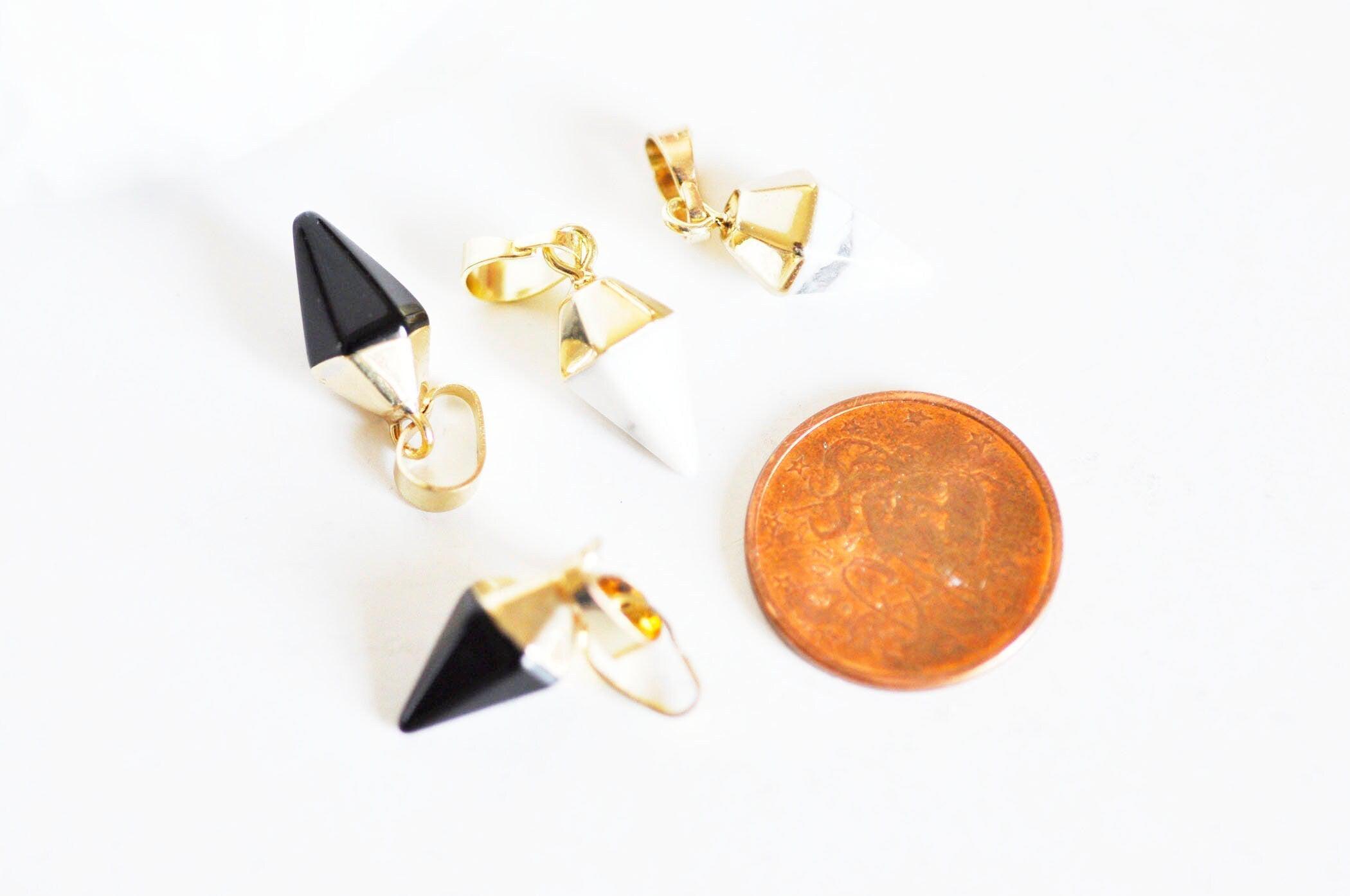 Gingerlily Pendentifs G2620 pendentif howlite noir 21mm