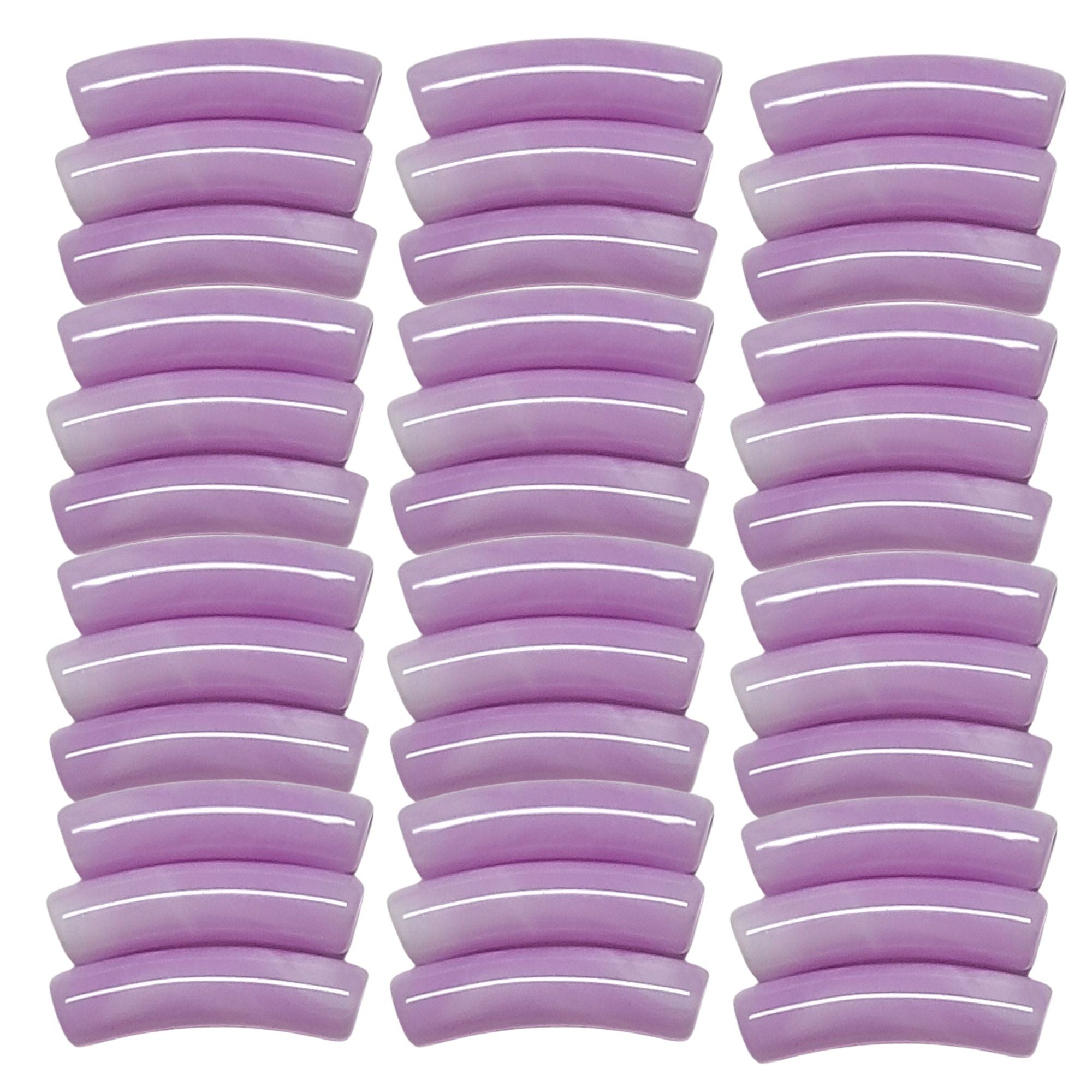 ARTSHOP TINY Tubes 17 Barbapapa tube incurvé x10 résine