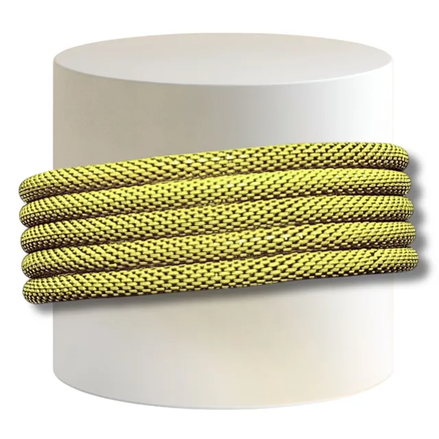 ARTSHOP Cotte de Mailles 13 bracelet élastique olive mat x1 60mm