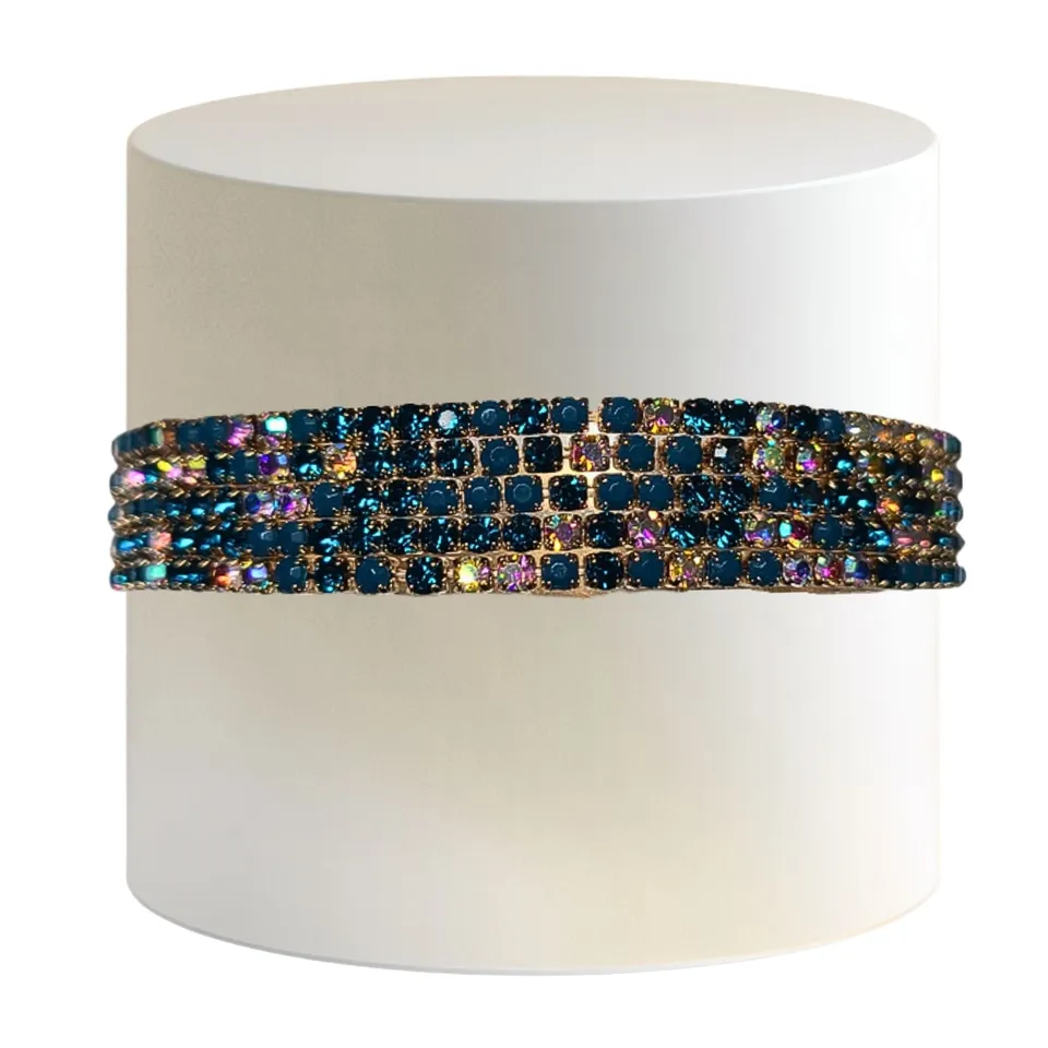 ARTSHOP 6 Bracelet élastique strassé cristal x1
