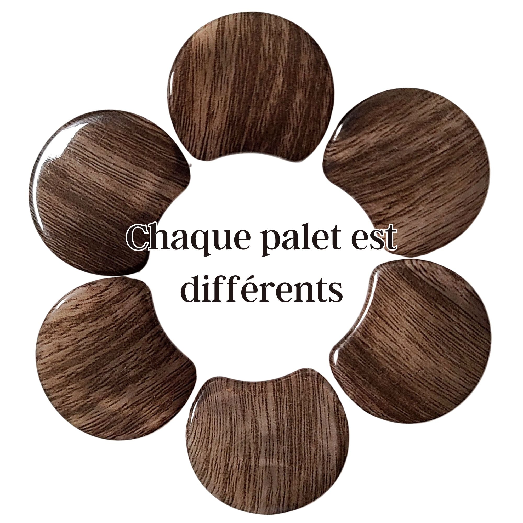 ARTSHOP Palets LUNE MOON 1035 Palet Résine Bois x1