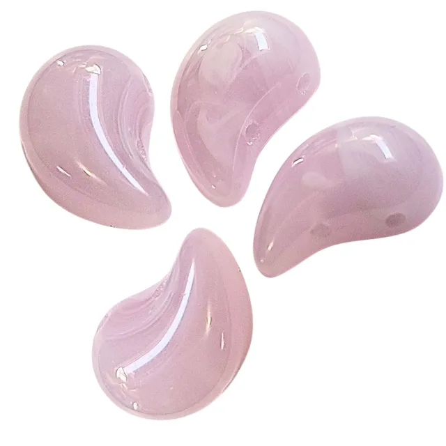 ARTSHOP Magatama perle lavande clair marbré 21 mm x1