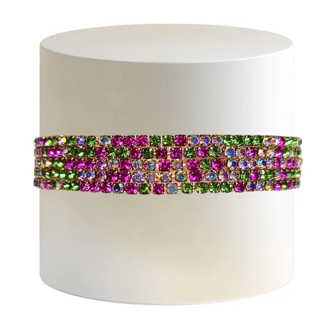 ARTSHOP Bracelets Strass 18 élastique cristal 2 mm x1 bracelet