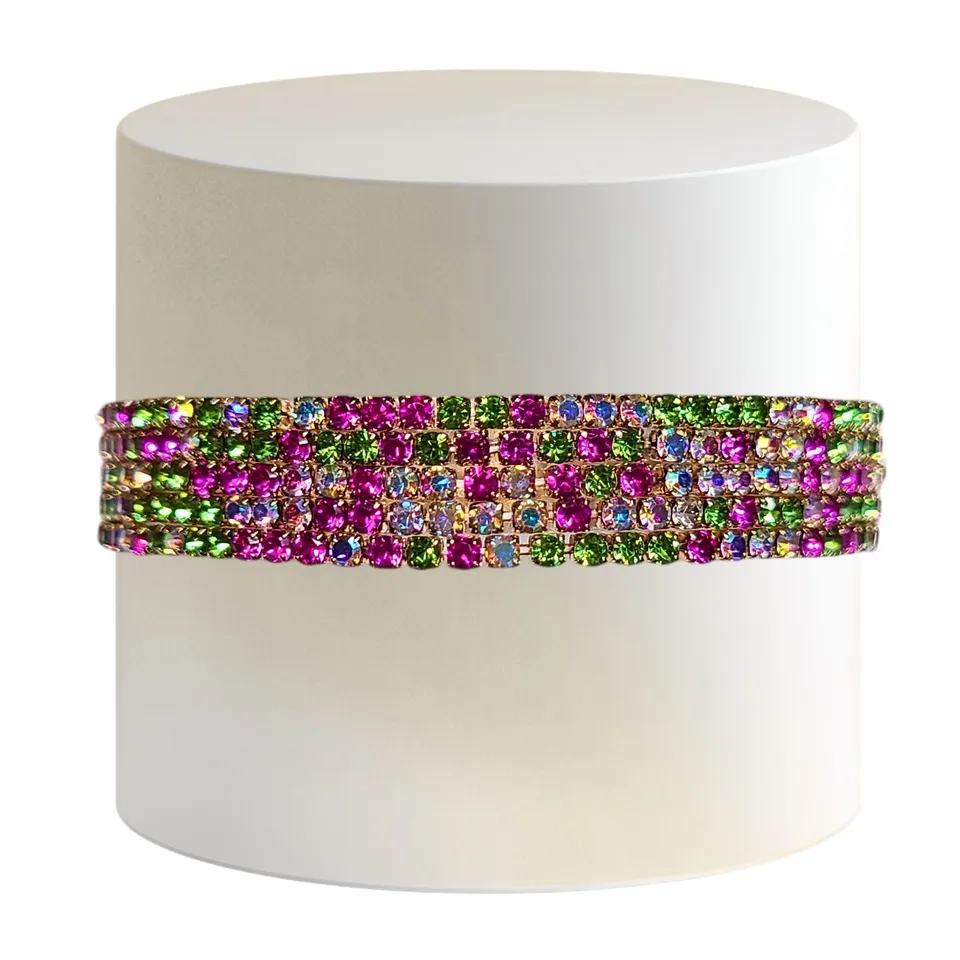 ARTSHOP Bracelets Strass 18 élastique cristal 2 mm x1 bracelet