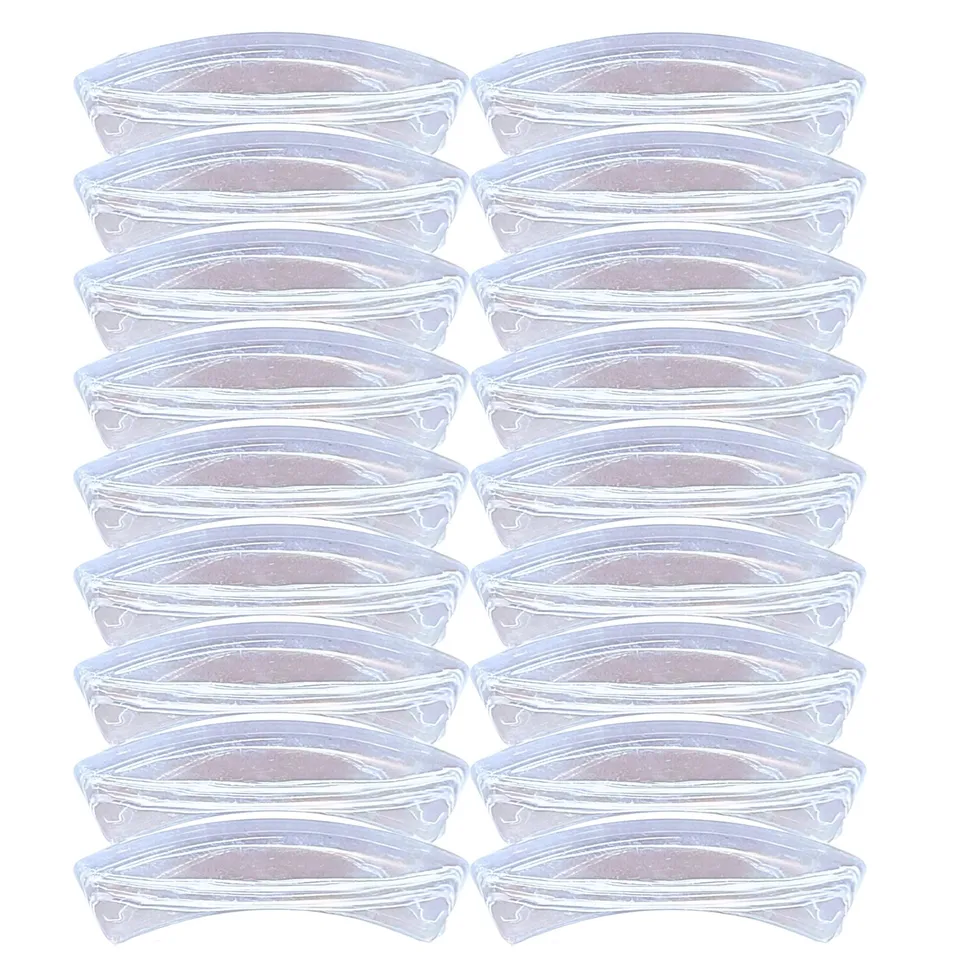 ARTSHOP Tubes 50 tube incurvé Transparent 8MM x6