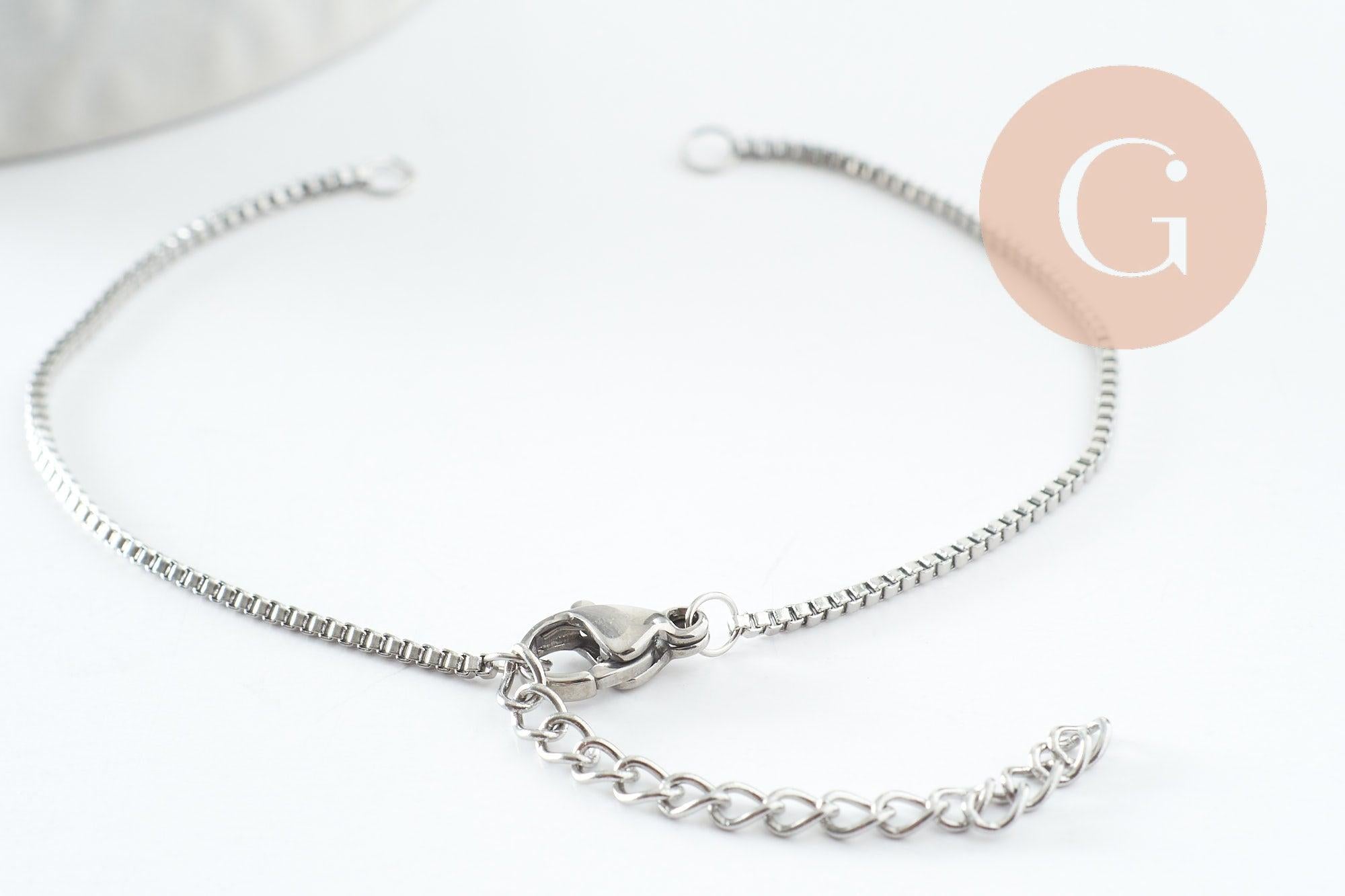 Gingerlily Base bracelet G9480 acier venisitienne 15,9cm