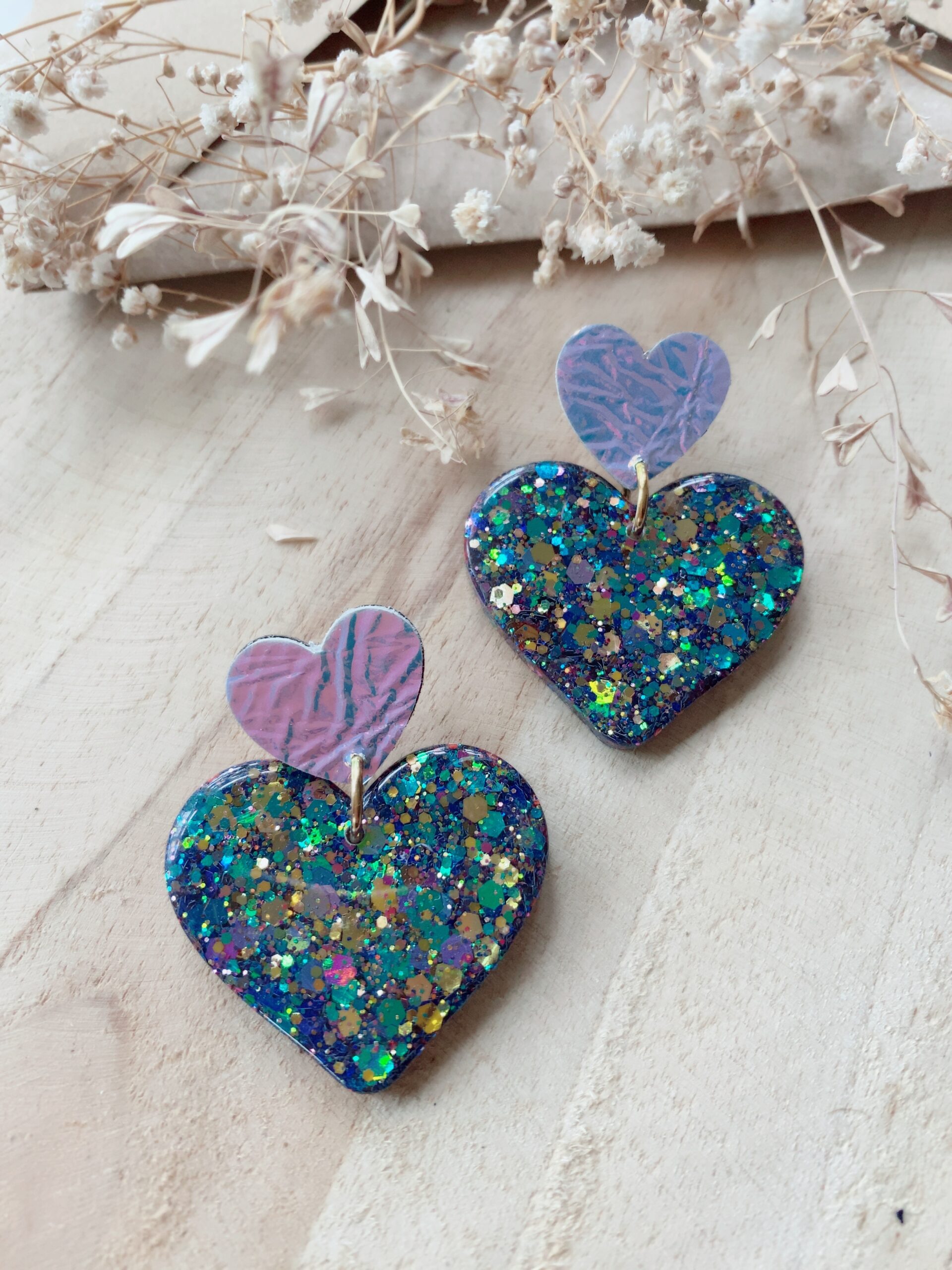 Little Hands Bijoux Gigi boucles d'oreilles Botanic Twist vert