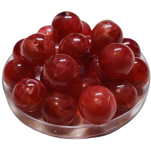 ARTSHOP Boules 367 Framboise marbre perle 20 mm x1