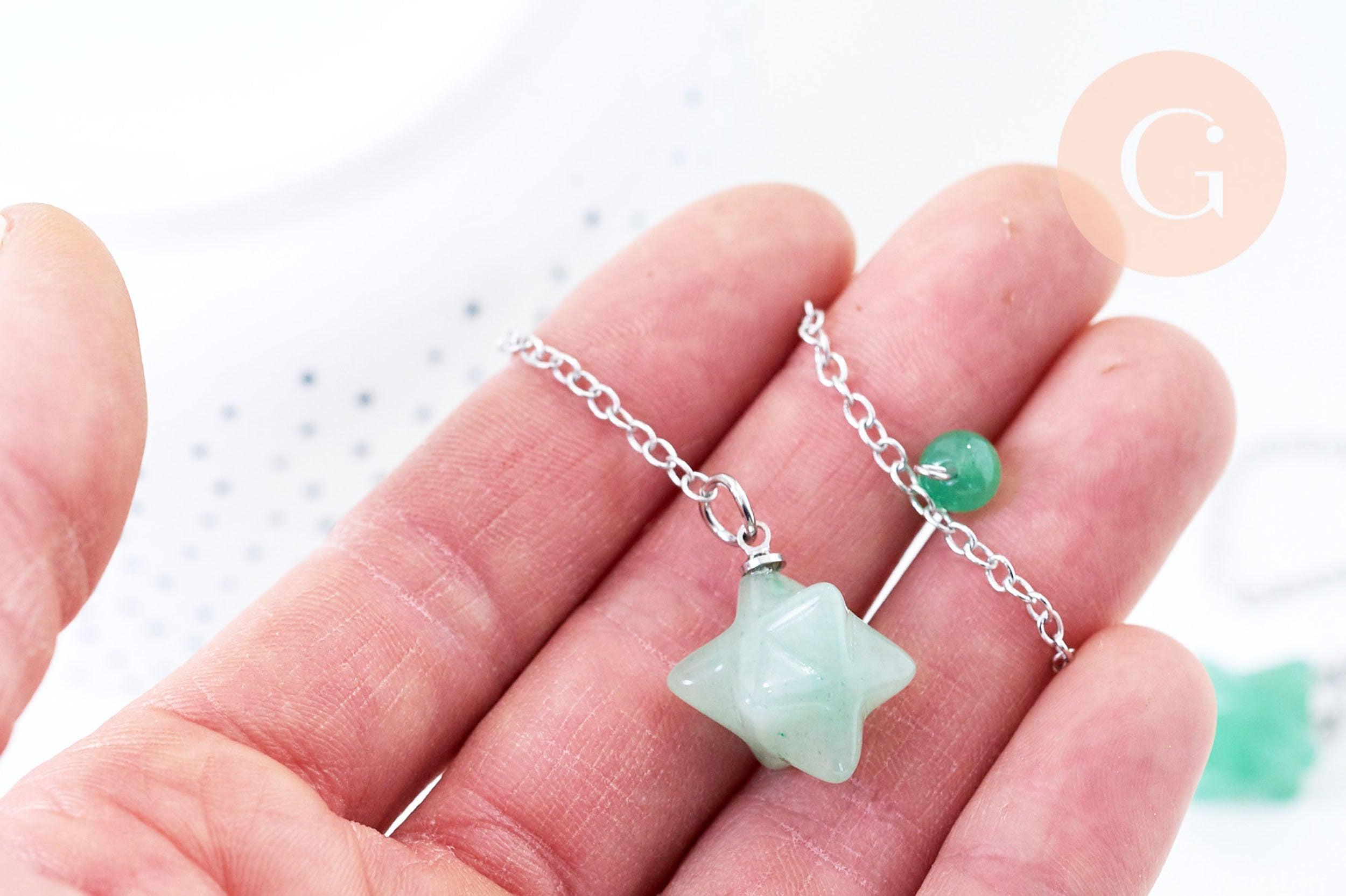 Gingerlily G5536 pendule Merkaba aventurine 23cm