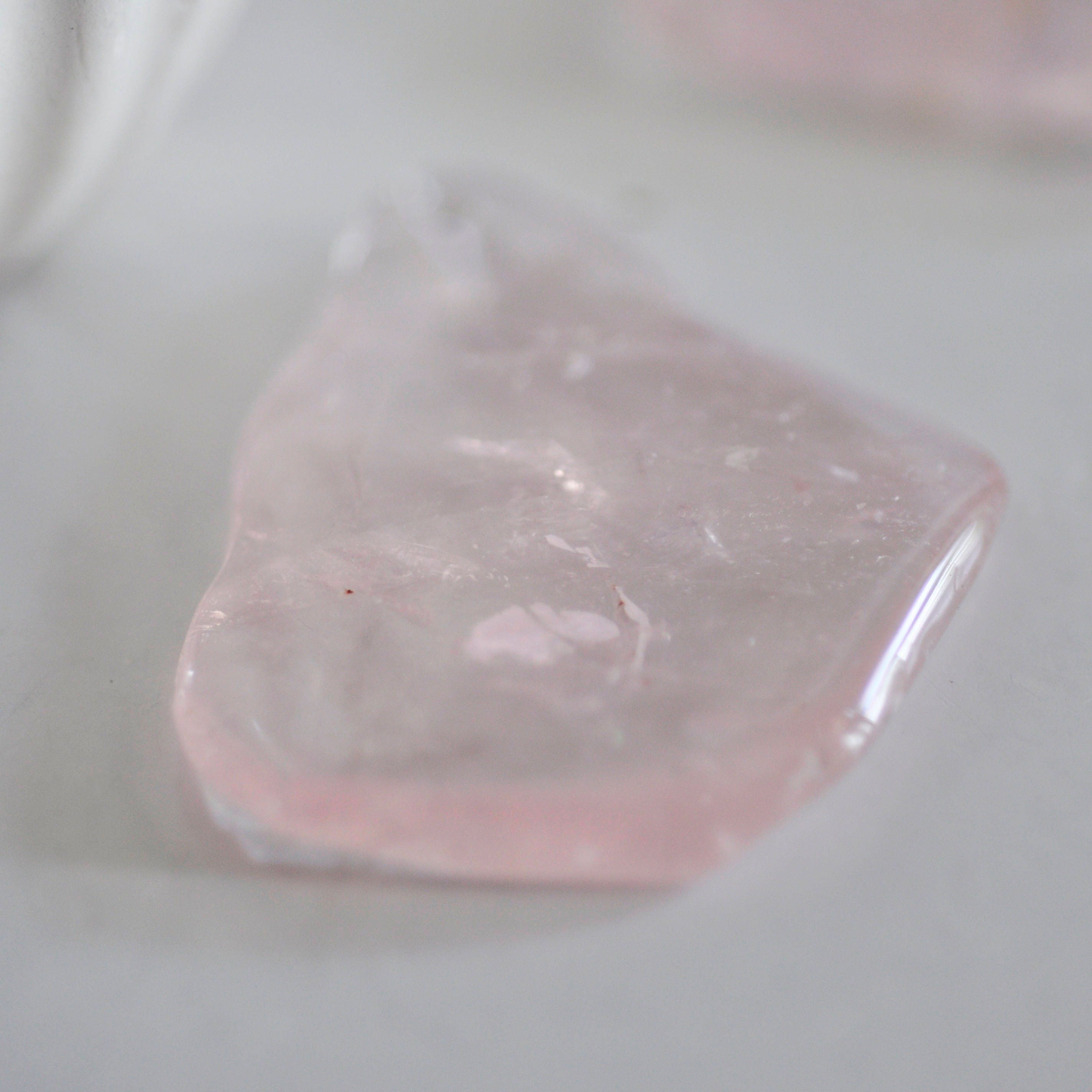 Gingerlily Pendentifs pendentif quartz rose brut pierre naturelle
