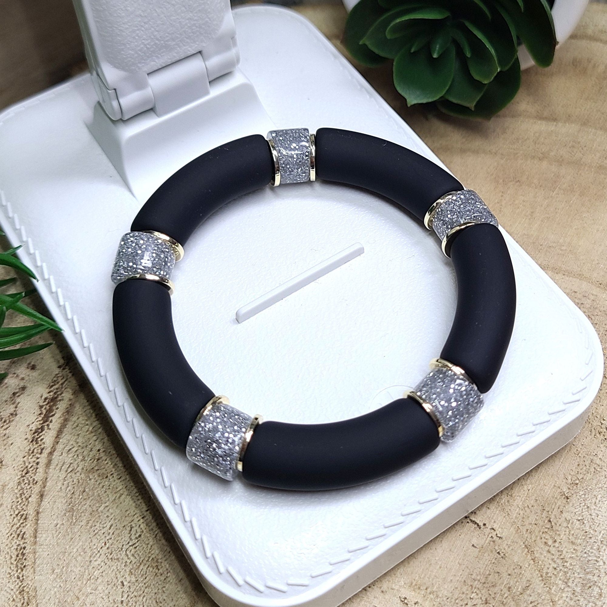 ARTSHOP Idée n°57 kit bracelet tubes noir