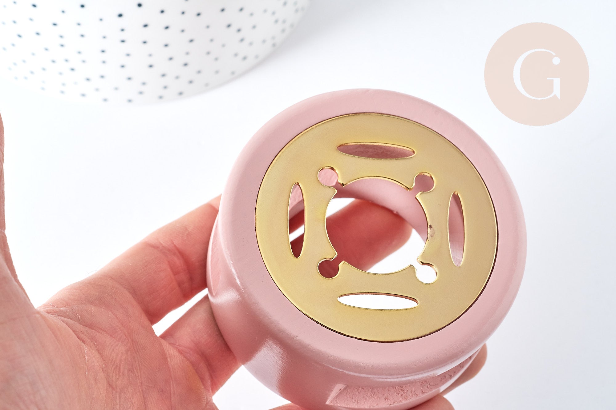 Gingerlily Four à cire cacheter G7676 rose doré x1