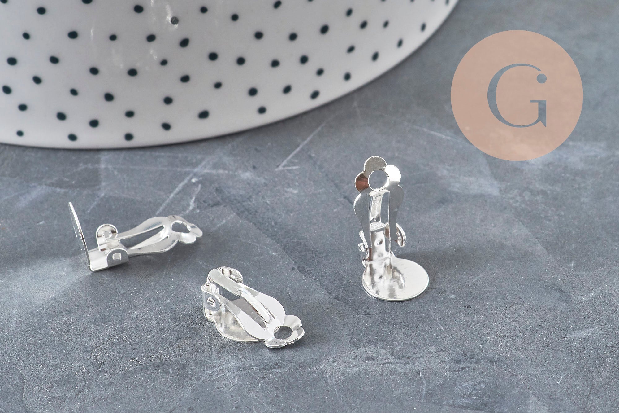 Gingerlily G11175 clips boucles d'oreilles acier x10