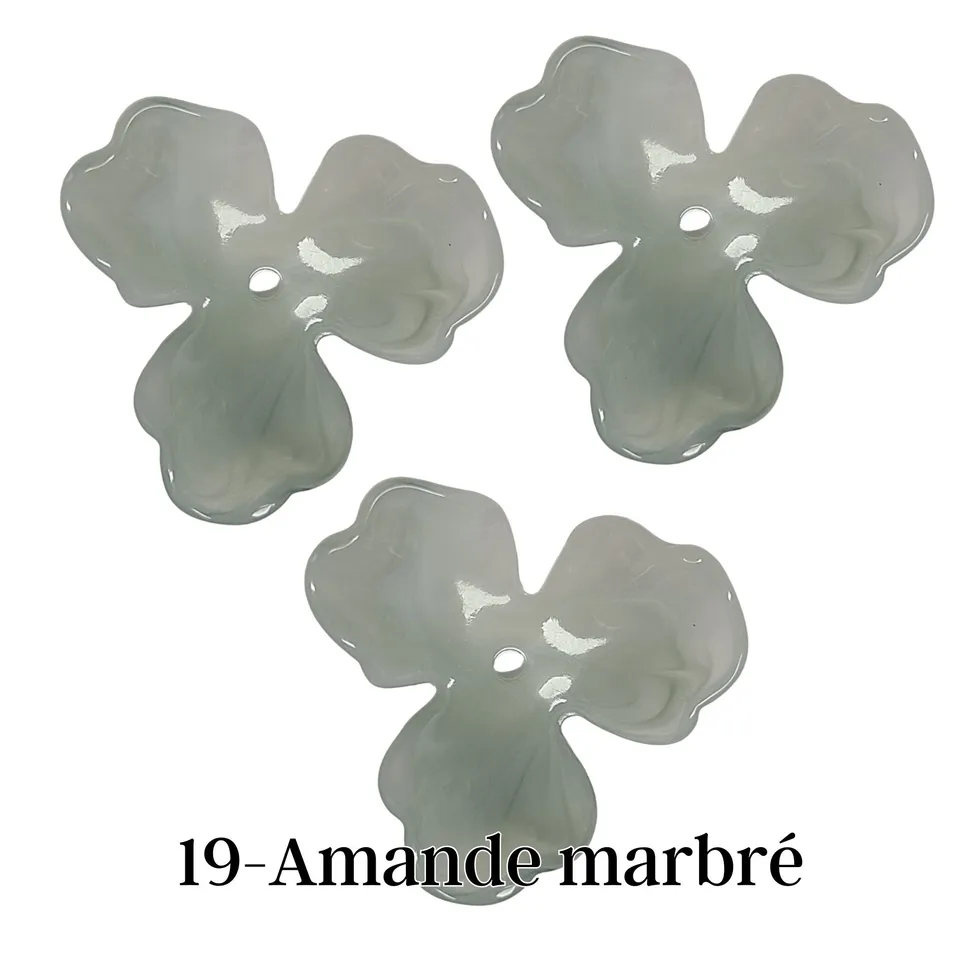 ARTSHOP Flower Power 19 Orchidée Amande fleur 40MM x1