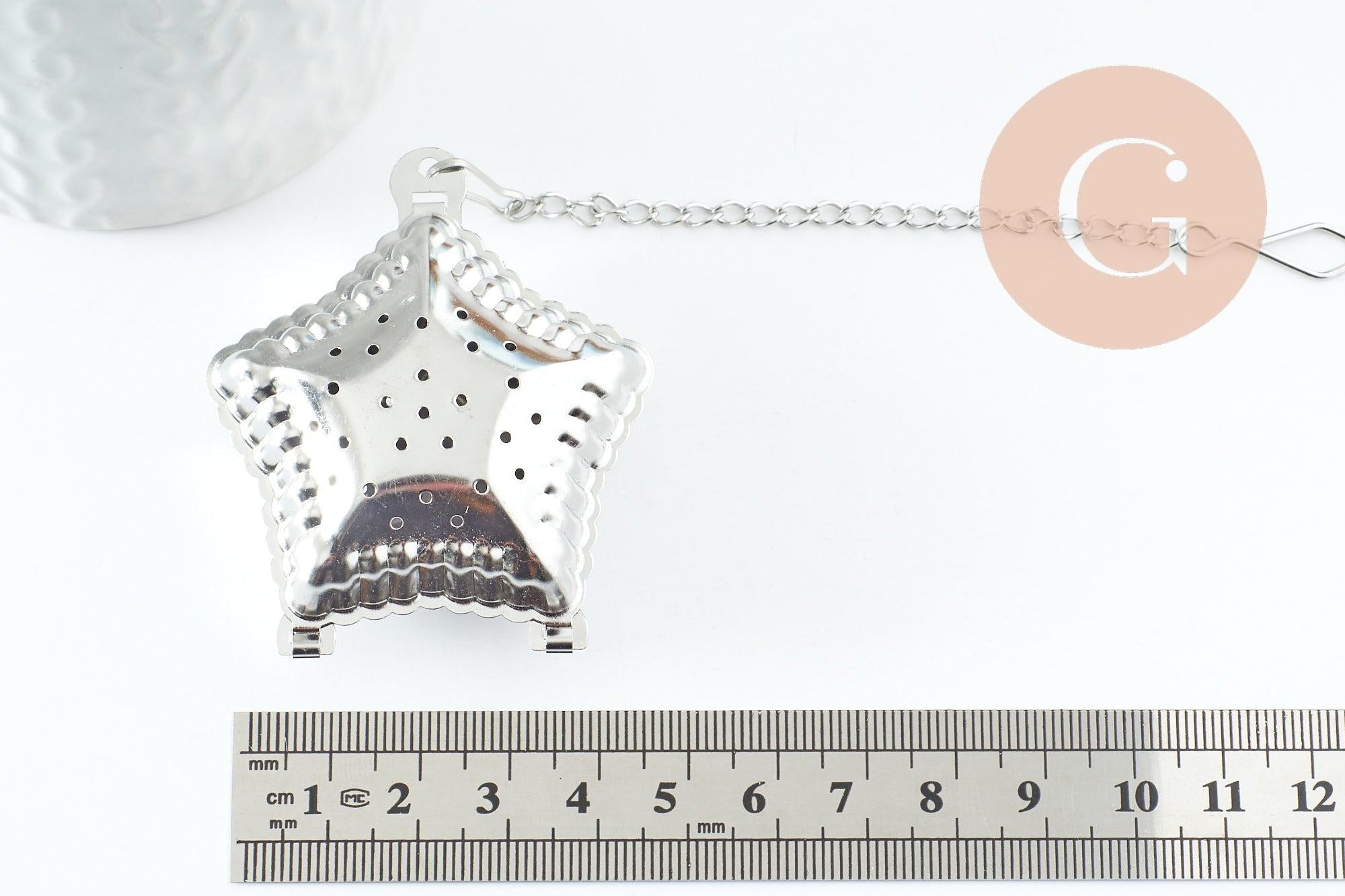 Gingerlily Infuseur thé étoile acier inox x1