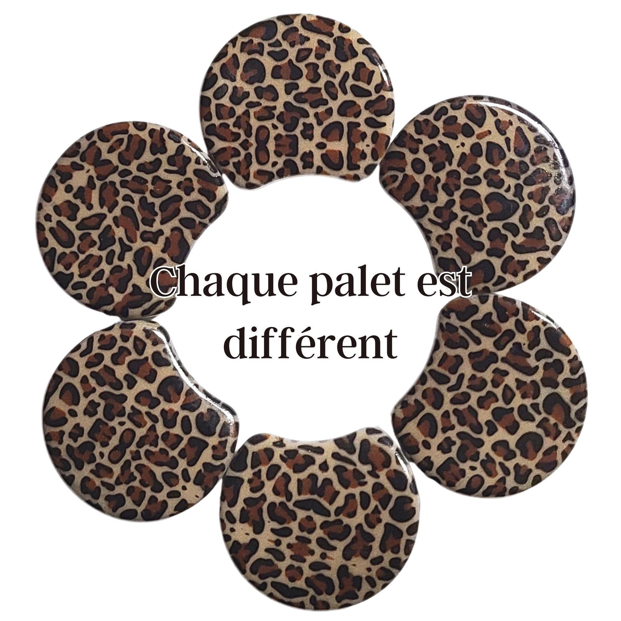 ARTSHOP Palets LUNE MOON 1031B Léopard perle x1