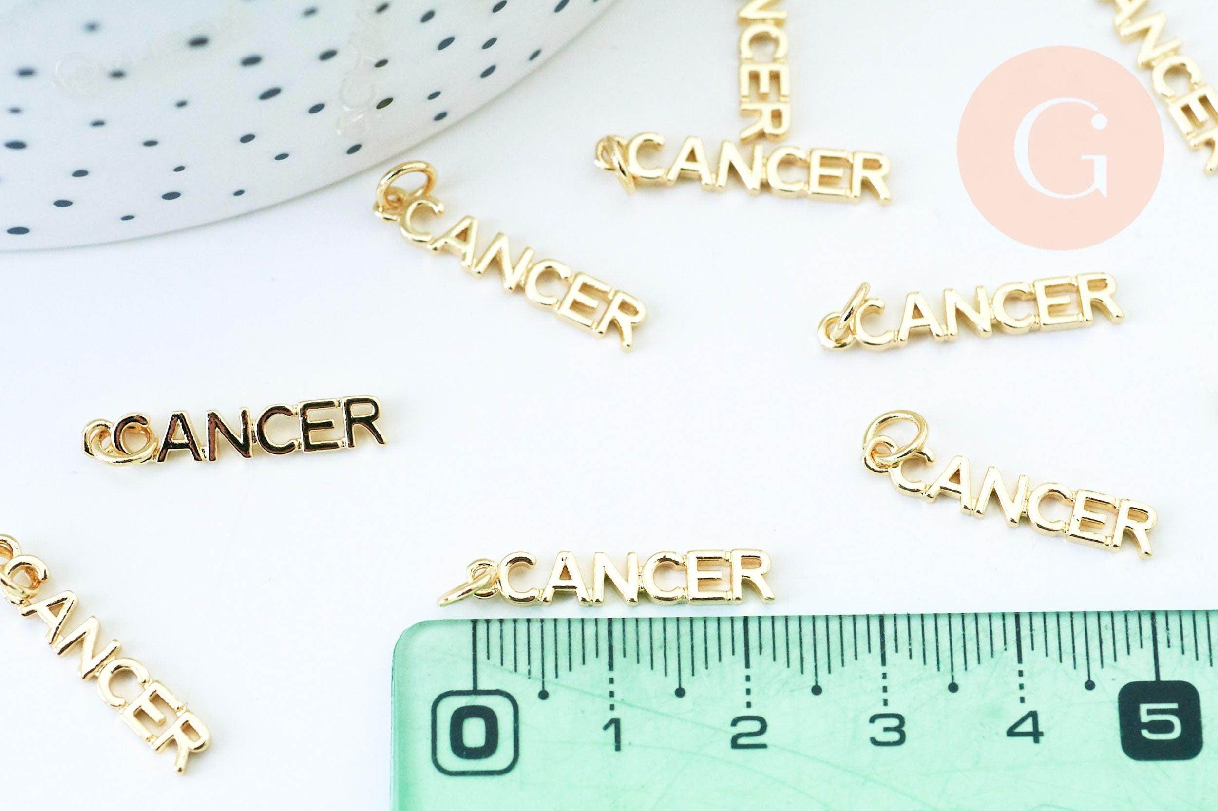 Gingerlily Breloque Cancer G6042 laiton doré 22.5mm x1