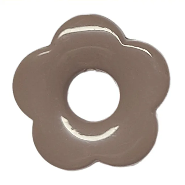 Artshop Flower Power 53 fleur capucine taupe 27mm x1
