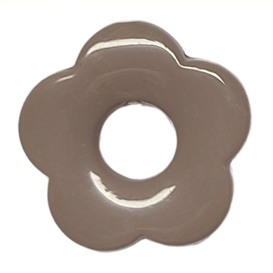 Artshop Flower Power 53 fleur capucine taupe 27mm x1