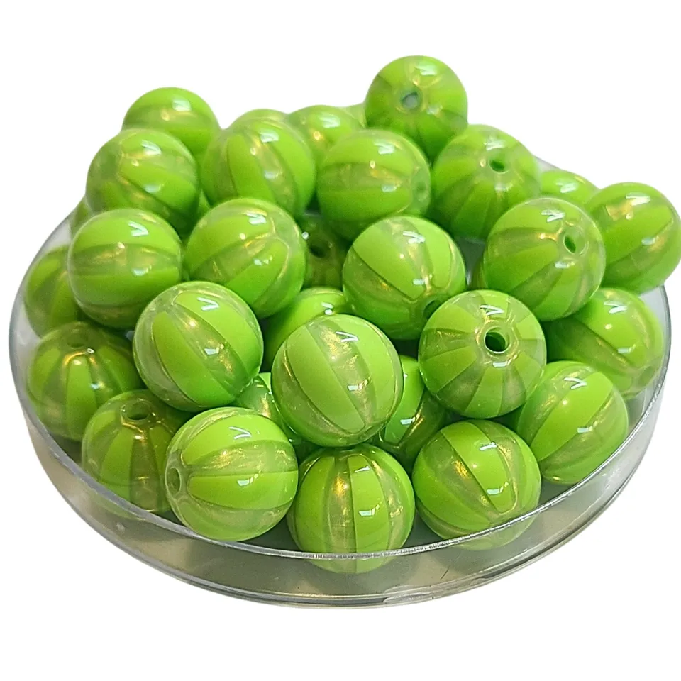 ARTSHOP Boules 16MM 418 perle acrylique vert anis x10