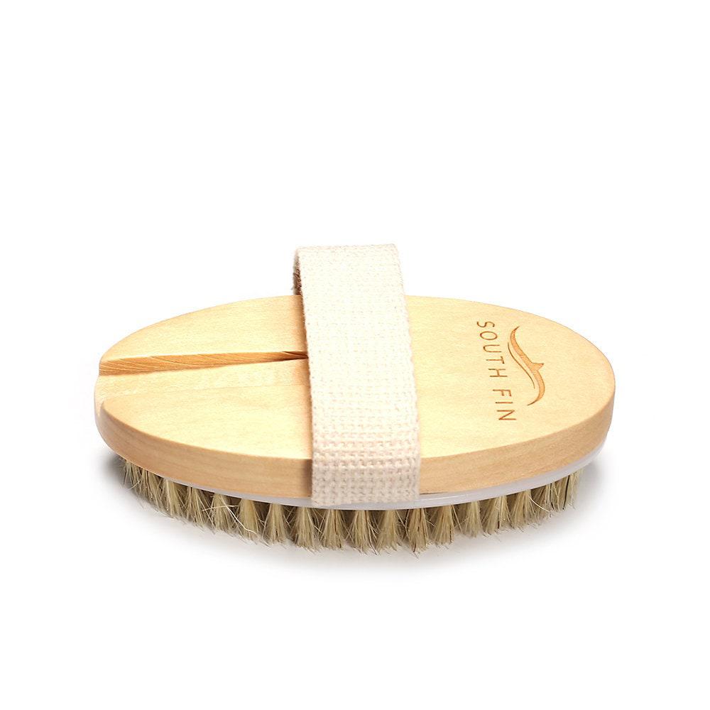 Gingerlily G4582 brosse massage bambou poils naturels 12.8cm