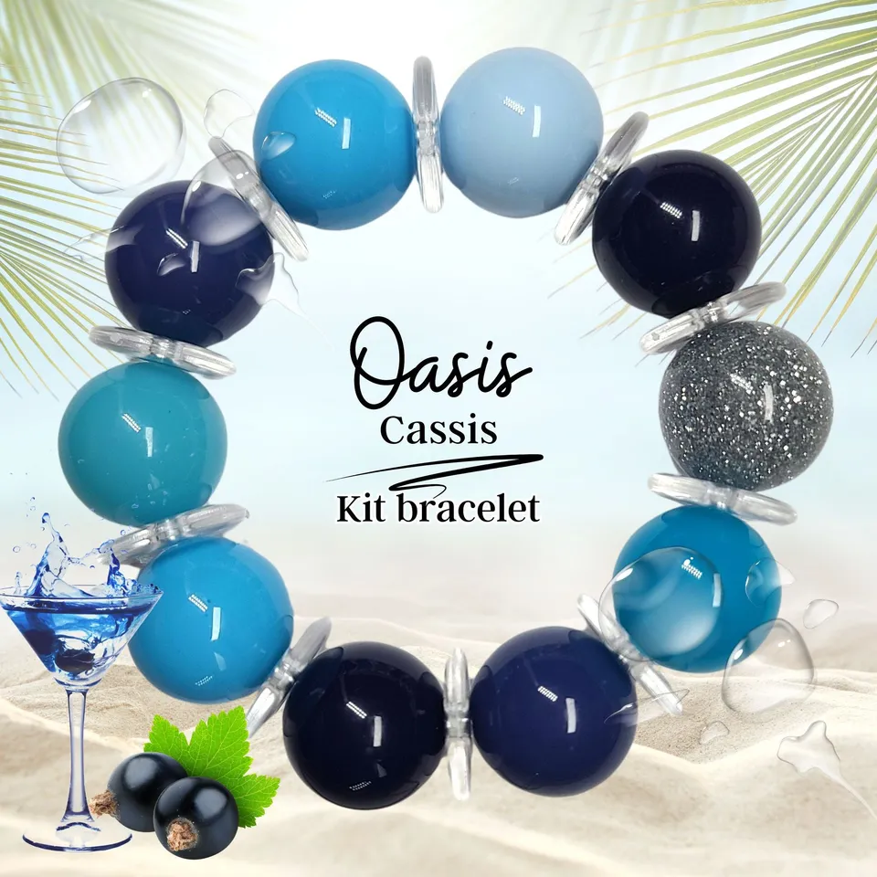 ARTSHOP Bijoux en KITS Oasis bracelet Cassis 5 kit