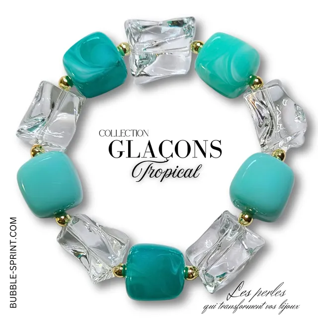 ARTSHOP Glaçons bracelet tropical kit à faire soi-même