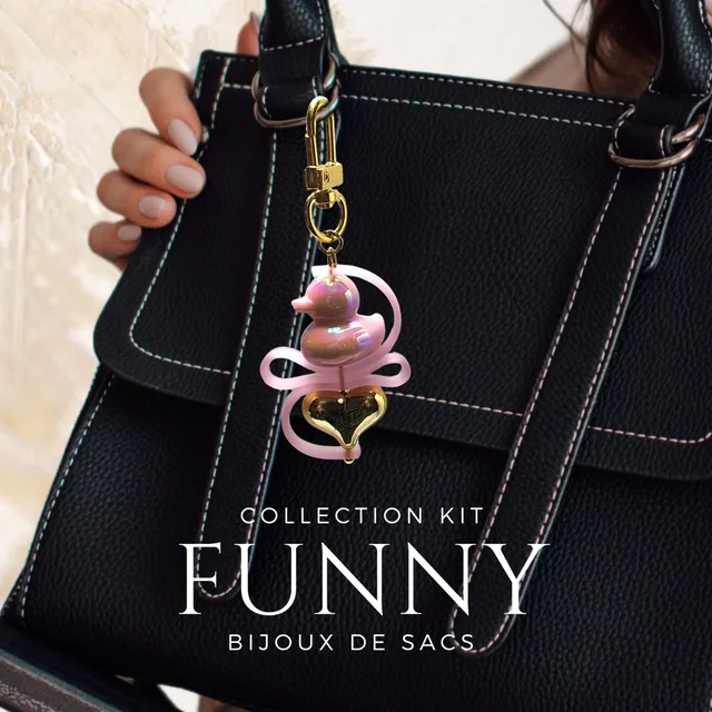 ARTSHOP Idées de créations 262 kit porte-clés canard rose