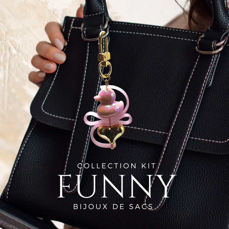 ARTSHOP Idées de créations 262 kit porte-clés canard rose