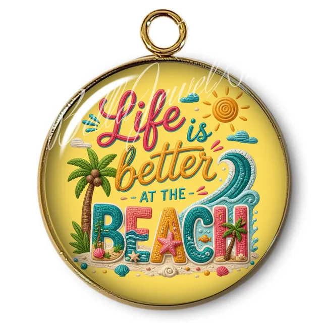 ARTSHOP Pendentif Intemporel 113 summer plaqué or x1