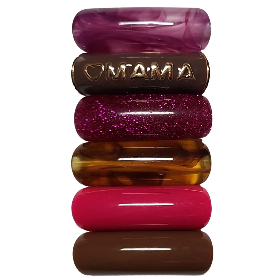 ARTSHOP Camaieux 148 MAMA lot 6 tubes incurvés 12MM marron