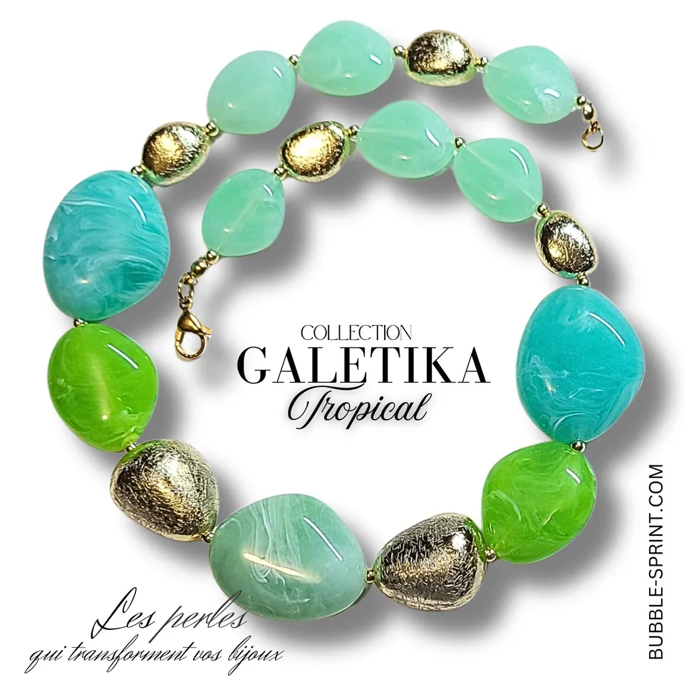 ARTSHOP Galetika Kit Collier Acrylique Tropical 50 cm