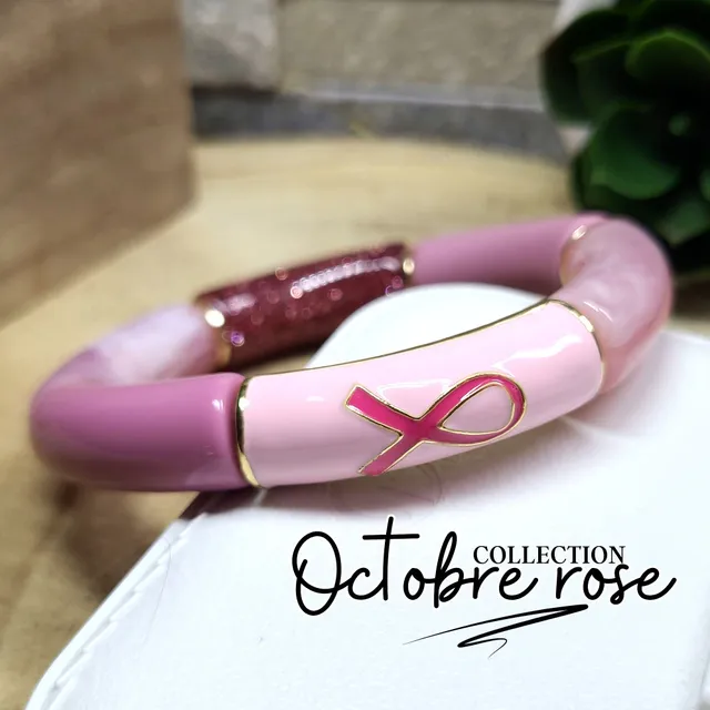 ARTSHOP Idées de créations 154 bracelet tubes agathe rose