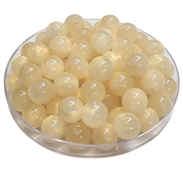 ARTSHOP Boules 346 perles 12mm champagne lot 20