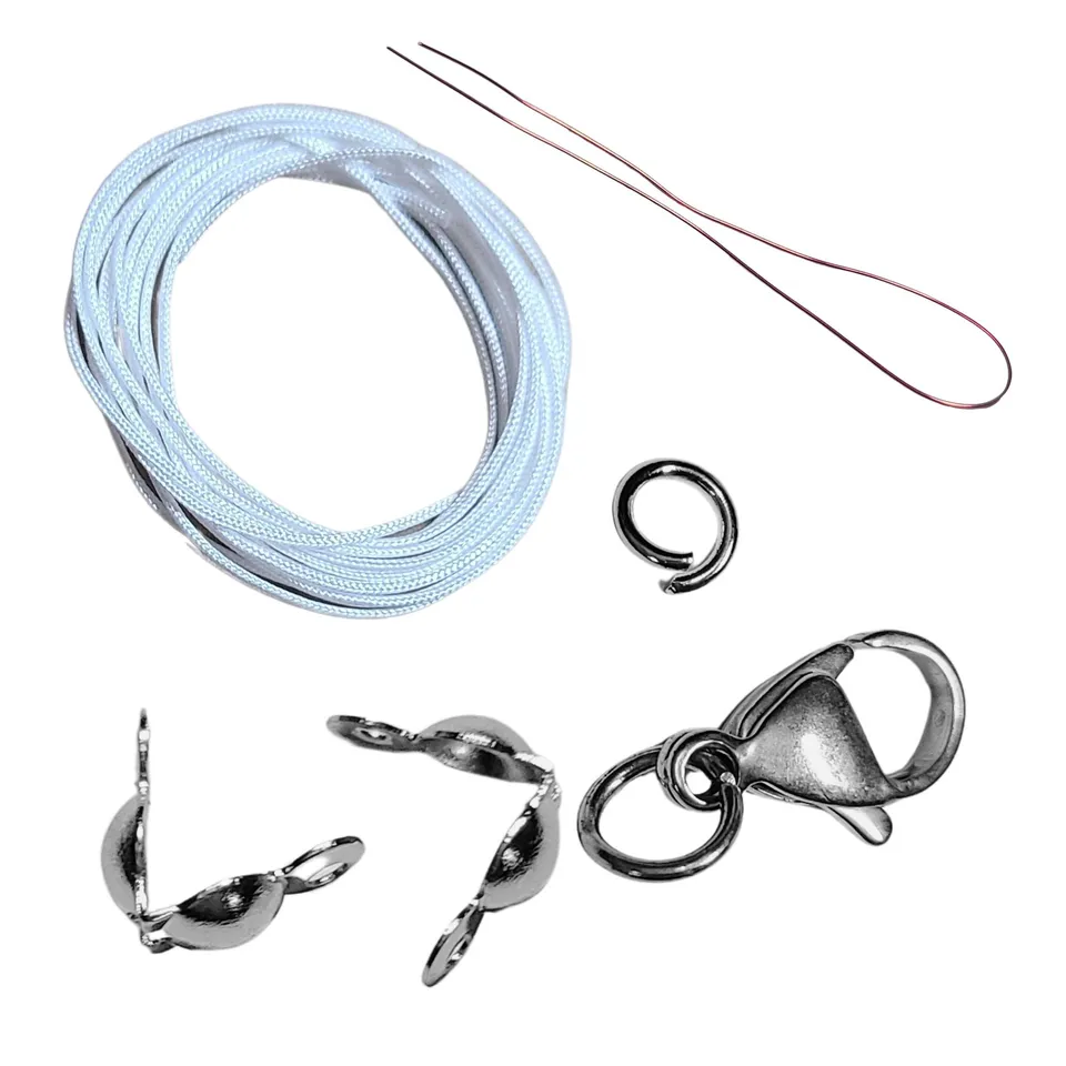 ARTSHOP Apprêts pack montage collier argenté x1