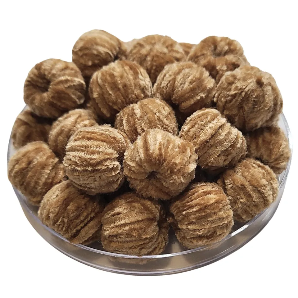ARTSHOP Chouchous Balls perle velours noisette 16mm x1
