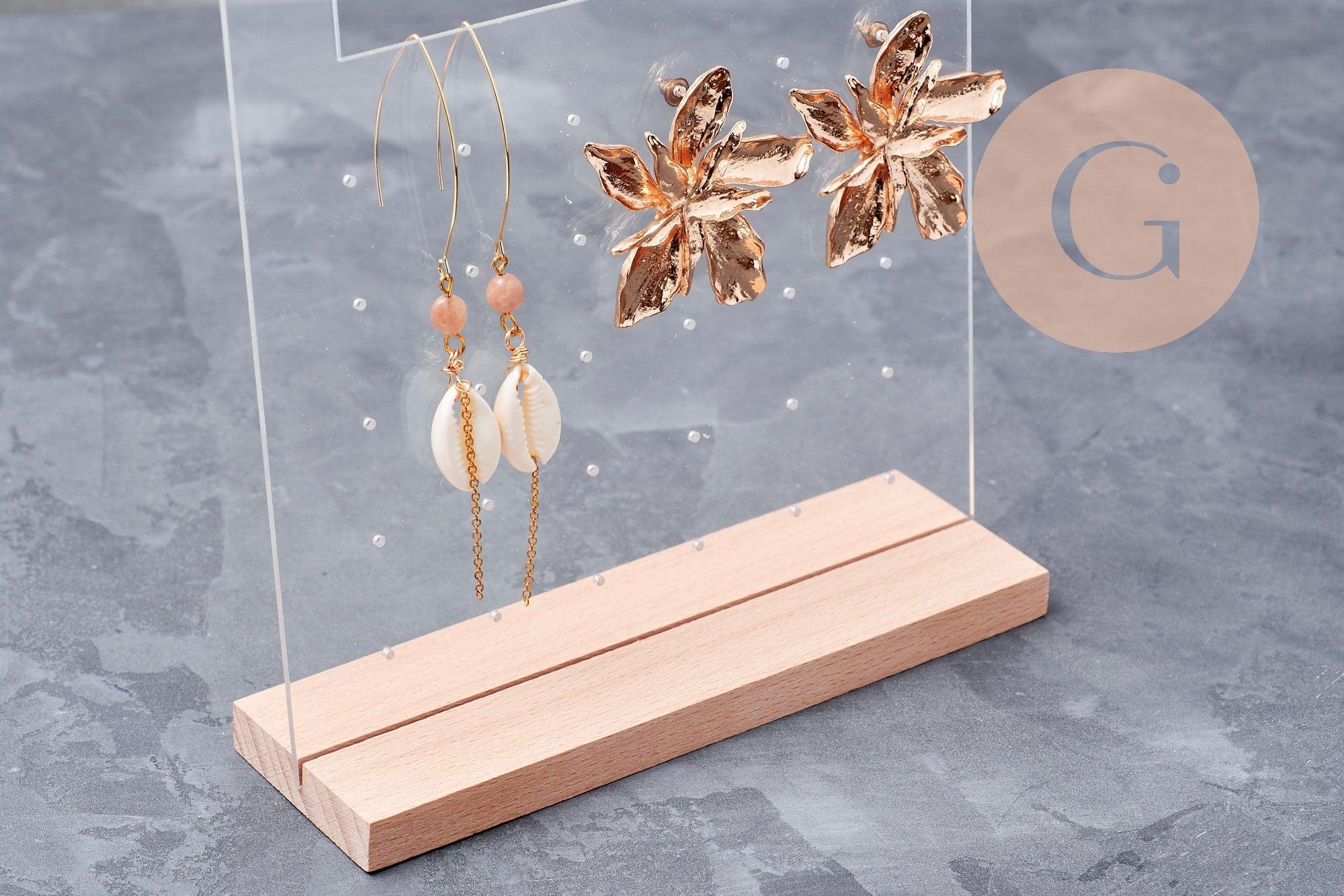 Gingerlily Bois G10104 présentoir boucles plexiglas 25cm x1