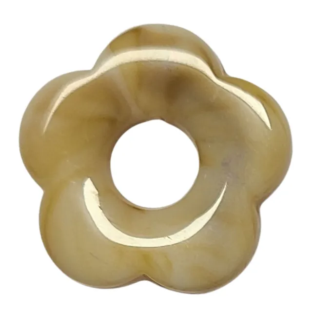 ARTSHOP Flower Power 46 pendentif fleur capucine nougat 27mm x1