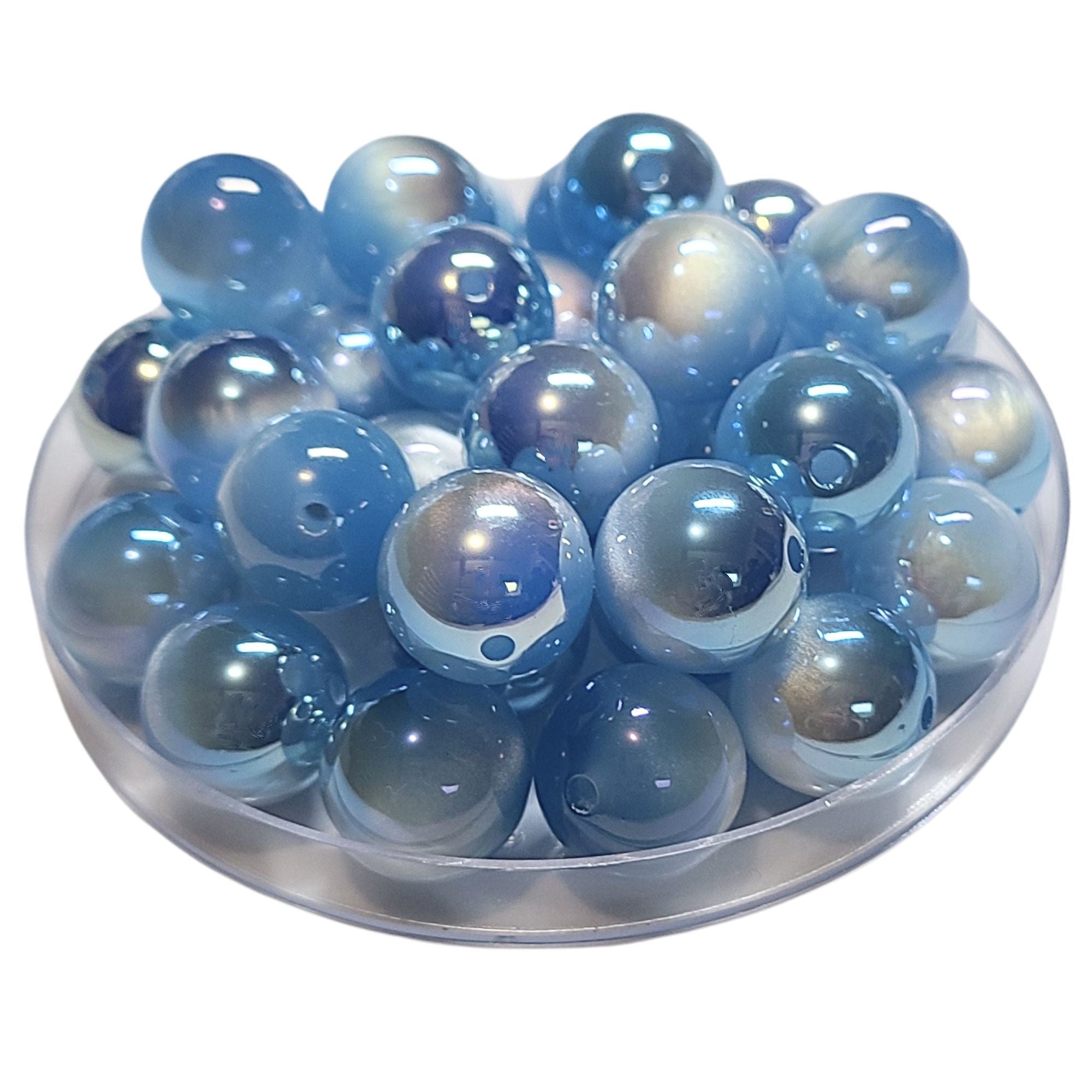 ARTSHOP 292 boules perles acrylique bleu azur 16 mm