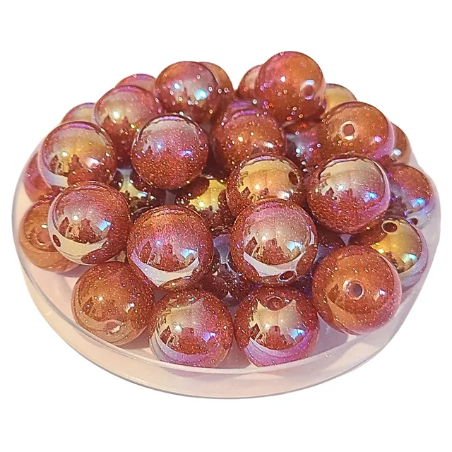 ARTSHOP Boules Glitters 269 perle Paprika 16mm x15 pailletée