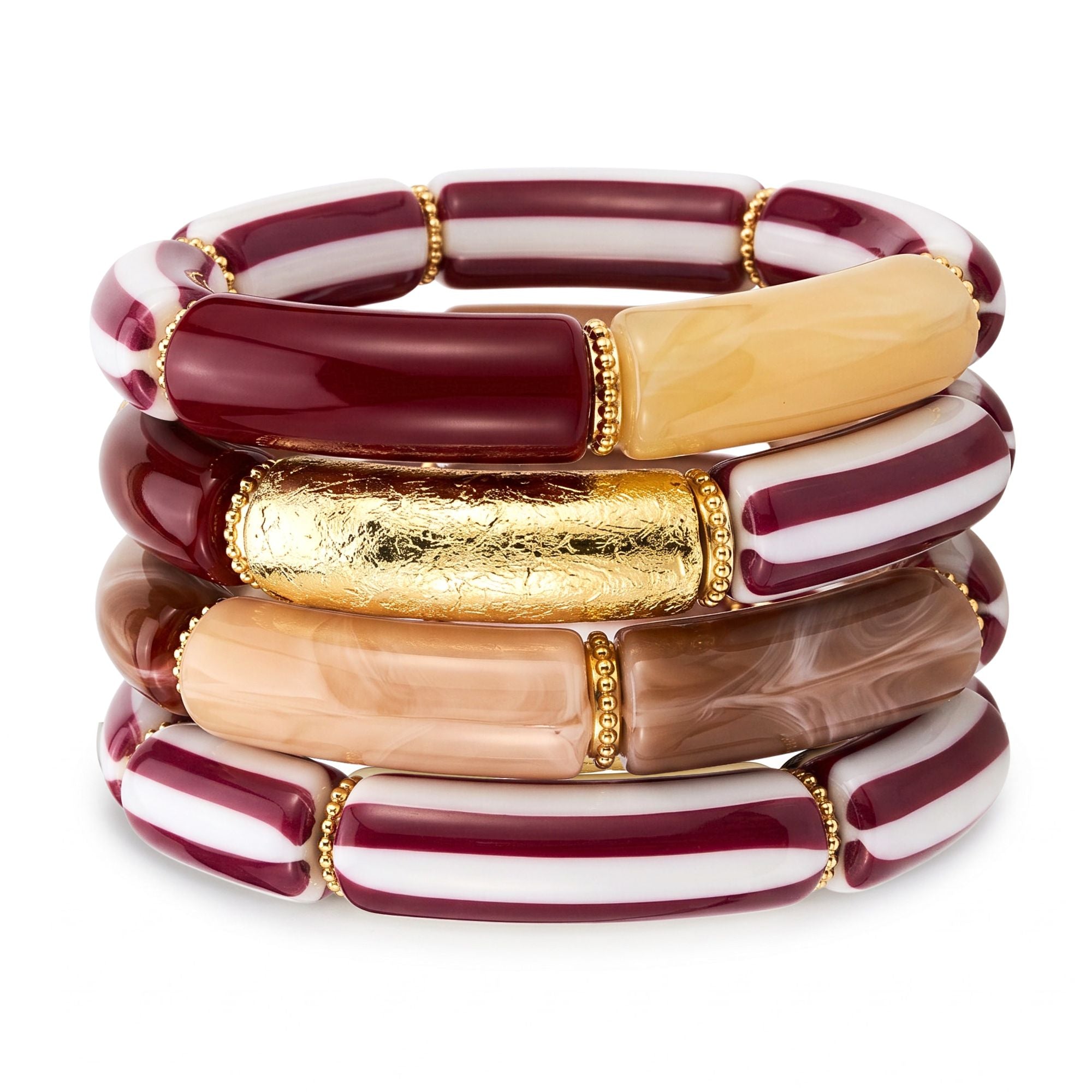 ARTSHOP Prêts-à-porter ST-TROPEZ Bracelet bordeaux kit