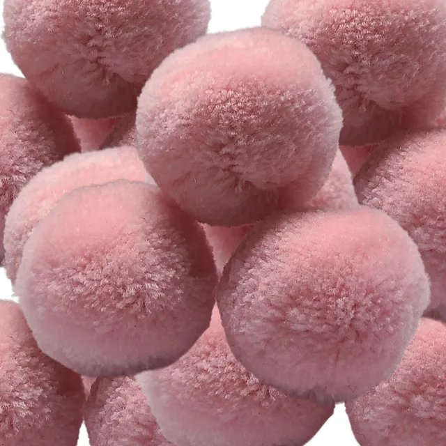 ARTSHOP Chouchous Balls 4 pompon boule 40MM rose clair