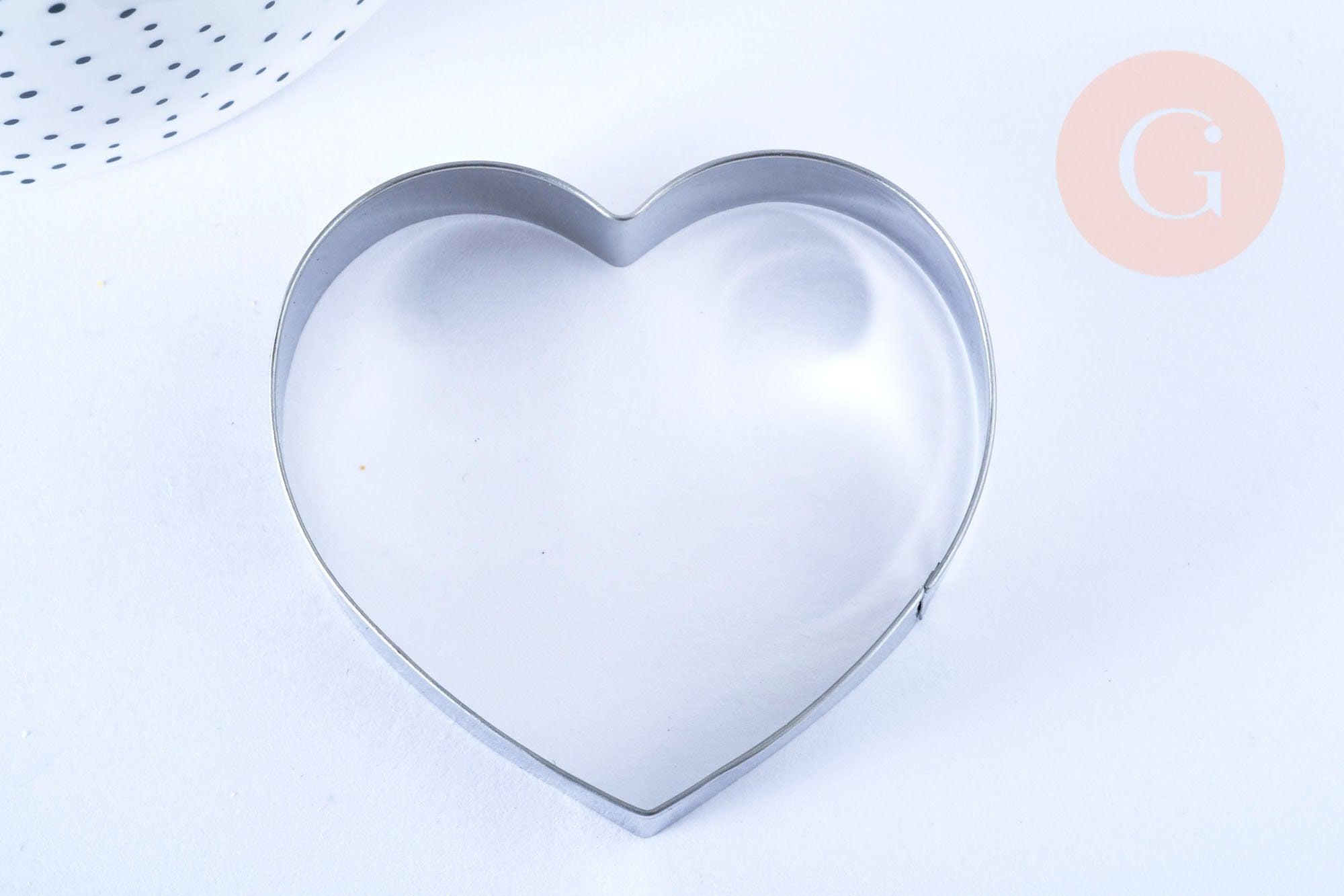 Gingerlily G4993 emporte-pièce coeur inox 6,9 cm x1 pâtisserie