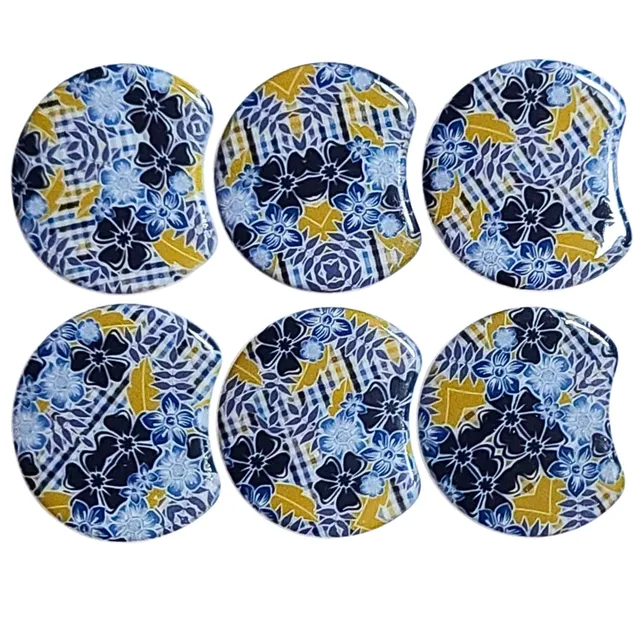 ARTSHOP Palets Lune 1054 palet incurvé fleurs 37mm x1