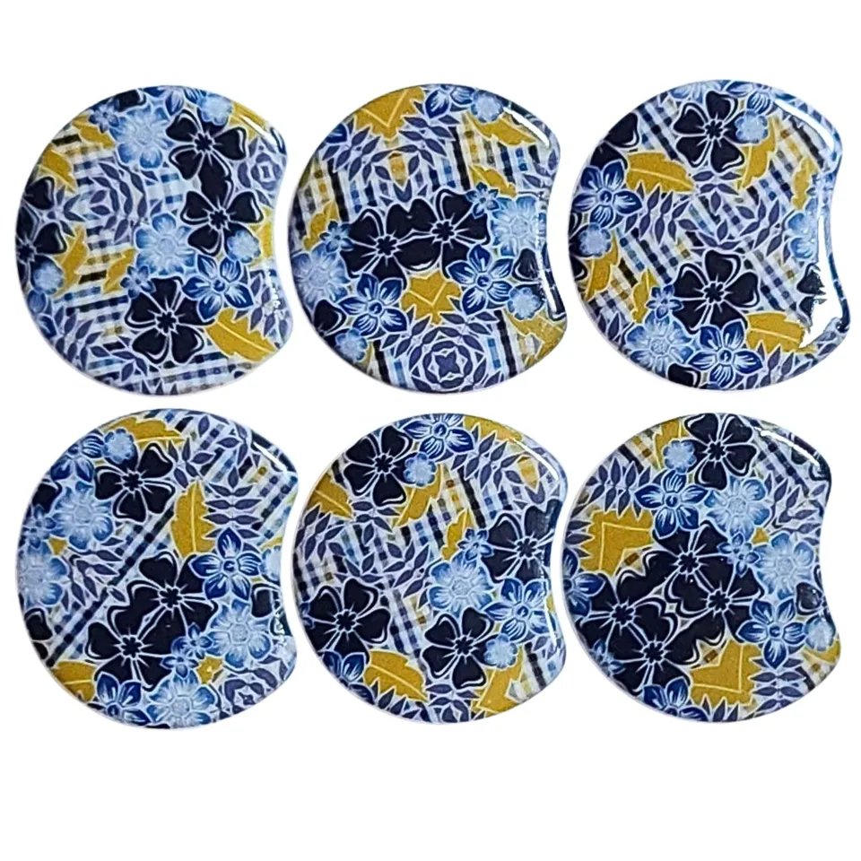 ARTSHOP Palets Lune 1054 palet incurvé fleurs 37mm x1