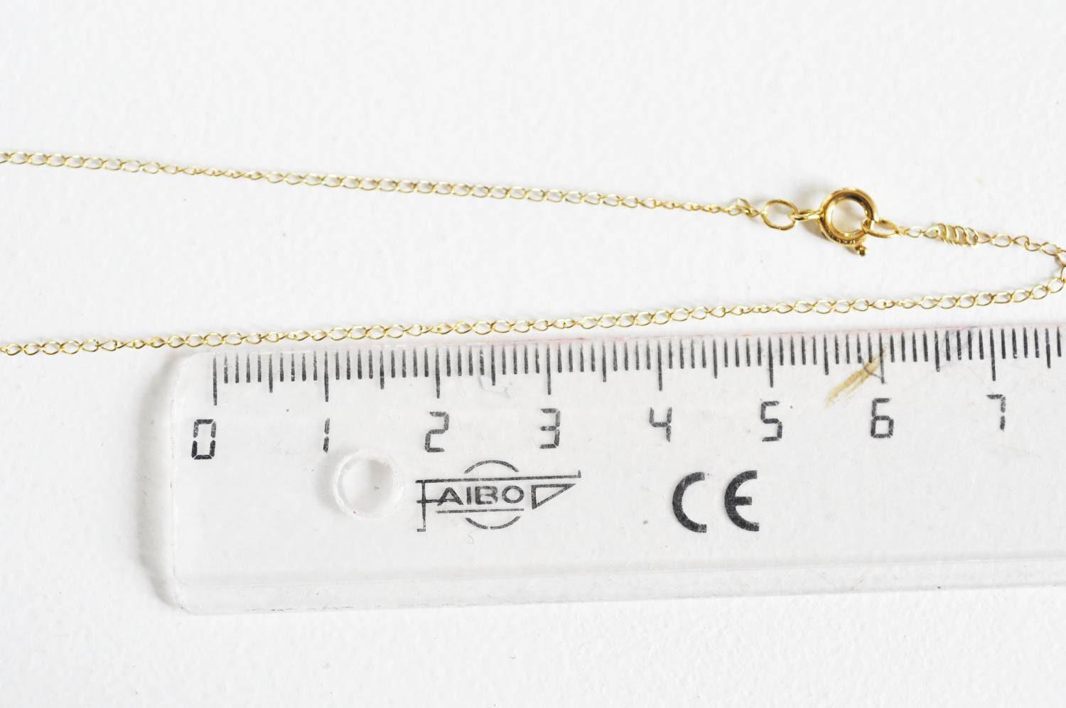Gingerlily G1155 chaîne fine gold-filled 14K 41cm 1.5mm